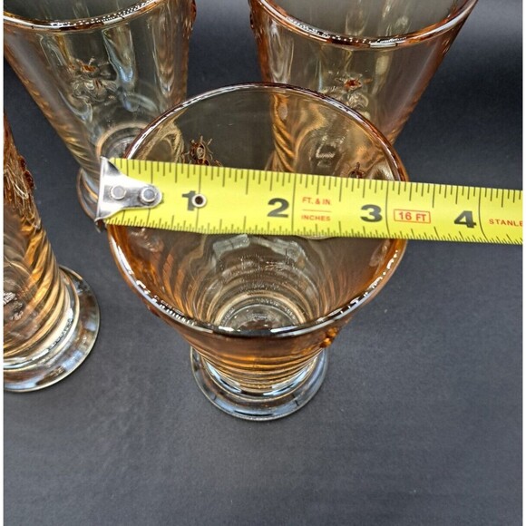 La Rochere Musee Paris Bee Orange Iced Tea/ Water Glasses 5.5” h 10 oz Set of 4 - Picture 12 of 12
